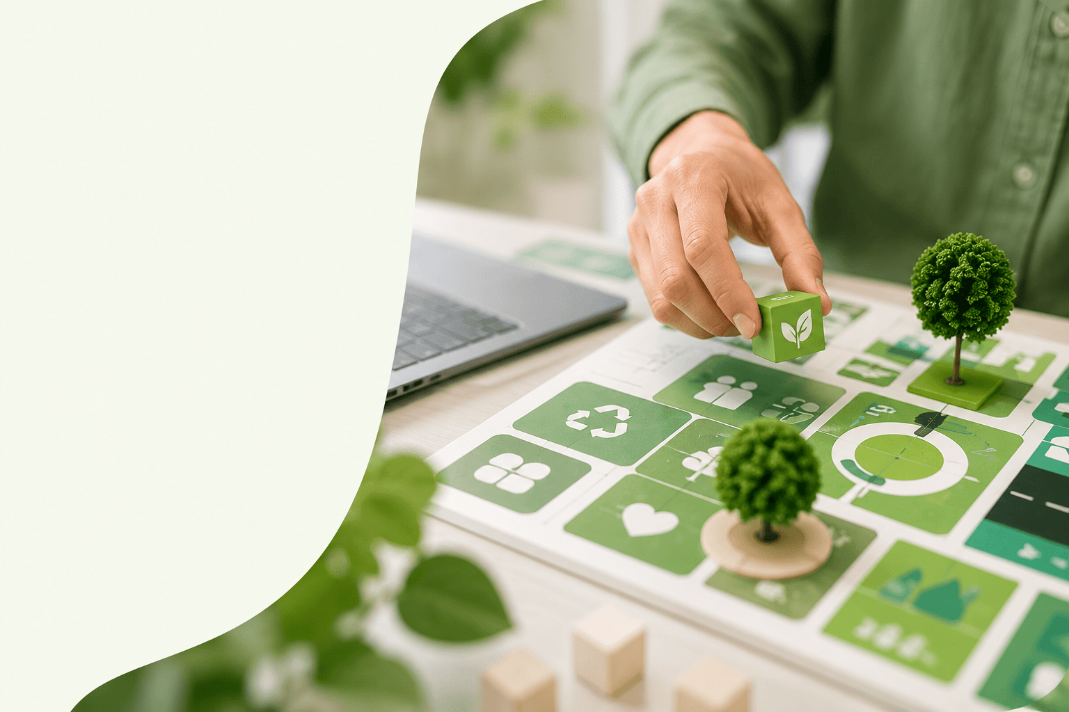 Sustainability and ESG planning desk