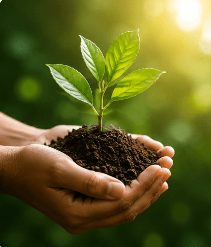 Family tracking their tree's growth journey